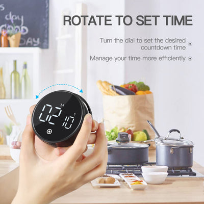 Magnetic Digital Timer For Kitchen & Study Stopwatch LED