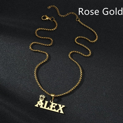 Customized Bead Name Necklace