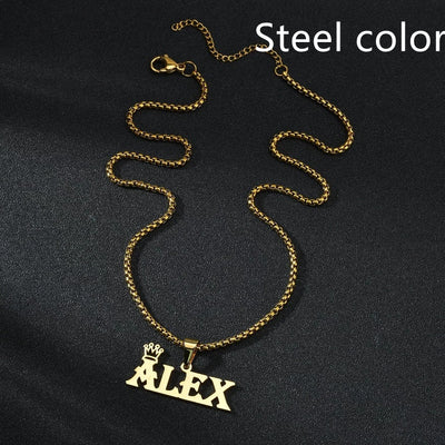 Customized Bead Name Necklace